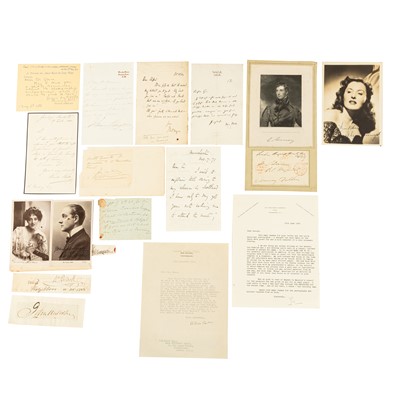 Lot 108 - Autograph Collection.- Miscellaneous