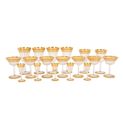 Lot 441 - A part suit of eighteen St Louis crystal drinking glasses