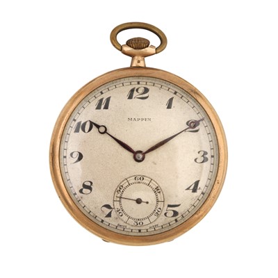 Lot 523 - Mappin Gold Pocket Watch
