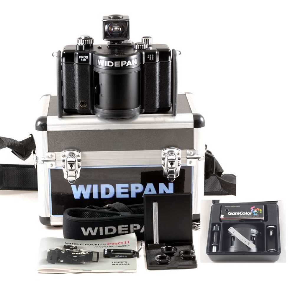 Lot 220 - Panflex Widepan PRO II 140 Medium Format Panoramic Camera.