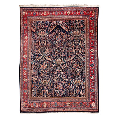Lot 104 - An antique Mahal carpet, west Persia
