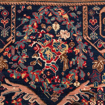 Lot 104 - An antique Mahal carpet, west Persia