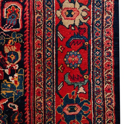 Lot 104 - An antique Mahal carpet, west Persia
