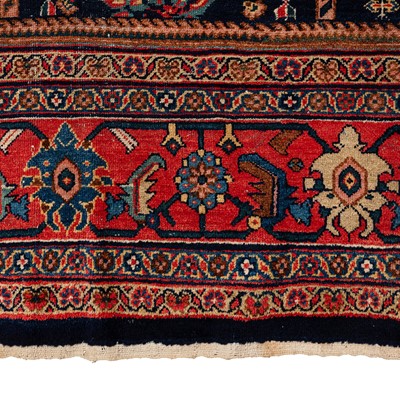 Lot 104 - An antique Mahal carpet, west Persia