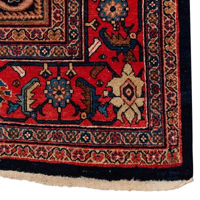 Lot 104 - An antique Mahal carpet, west Persia