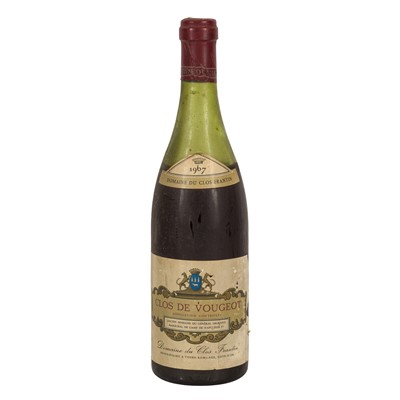 Lot 182 - Clos du Vouget 1967 - 1 bottle