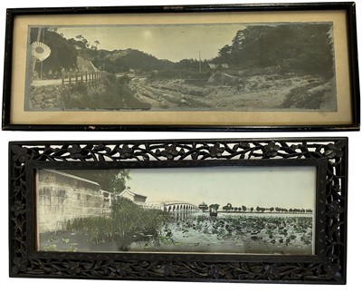 Lot 30 - Pair of Oriental Panoramic Photographs.