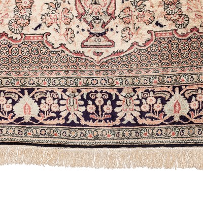 Lot 29 - A very fine silk Qum rug, central Persia