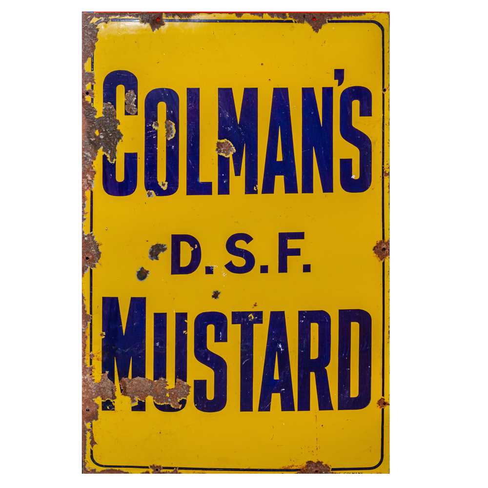 Lot 85 - 'Colman's D. S. F. Mustard'
