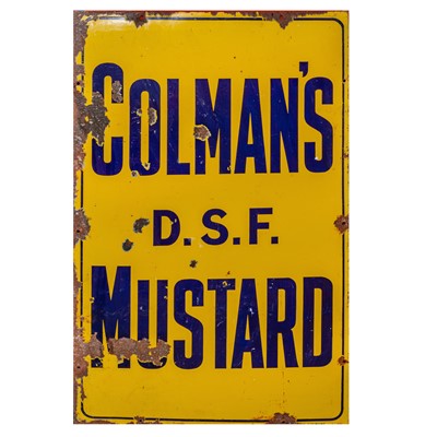 Lot 85 - 'Colman's D. S. F. Mustard'