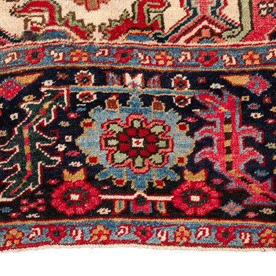 Lot 30 - An antique Heriz carpet, north-west Persia