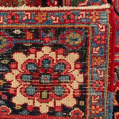 Lot 30 - An antique Heriz carpet, north-west Persia