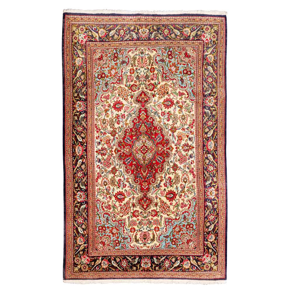Lot 63 - A fine Qum carpet, central Persia
