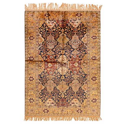 Lot 41 - A very fine silk Panderma rug, Turkey
