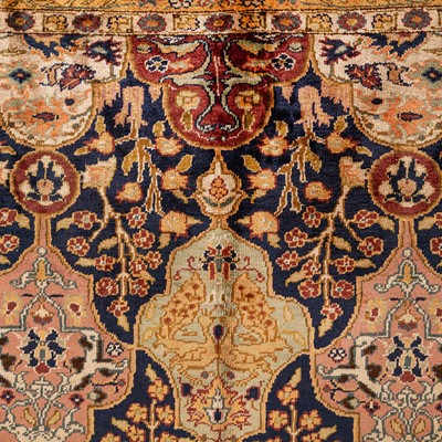 Lot 41 - A very fine silk Panderma rug, Turkey