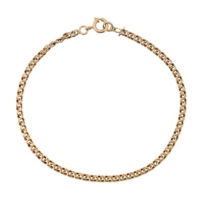 Lot 429 - A chain bracelet