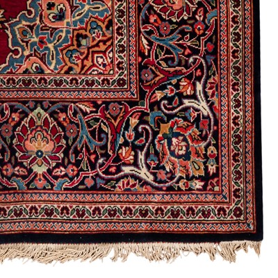 Lot 84 - A very fine signed Kashan rug, central Persia