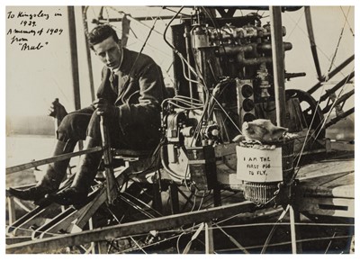 Lot 185 - 'I am the first pig to fly'