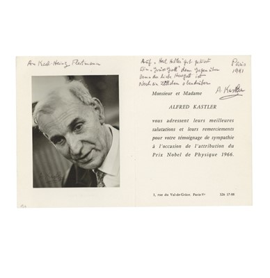 Lot 439 - Kastler (Alfred)