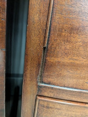 Lot 70 - A mahogany bow-fronted chest of drawers