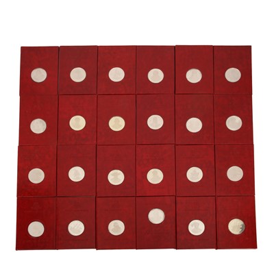 Lot 609 - Discovery in Silver, a set of twenty-four sterling silver proof coins