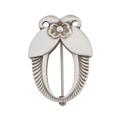 Lot 251 - Georg Jensen Ι A silver brooch, circa 1977