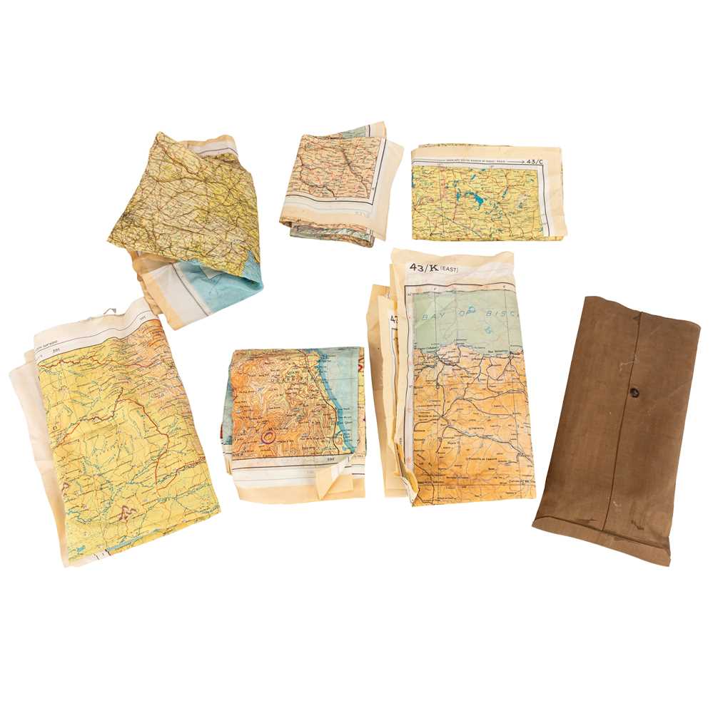 Lot 5 - A group of Escape & Evade silk maps
