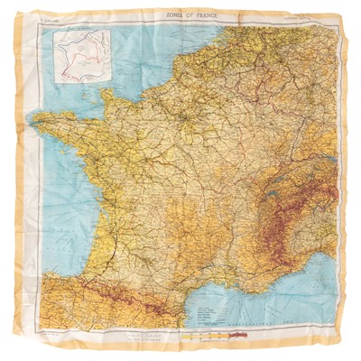 Lot 5 - A group of Escape & Evade silk maps