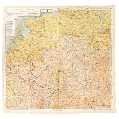 Lot 5 - A group of Escape & Evade silk maps