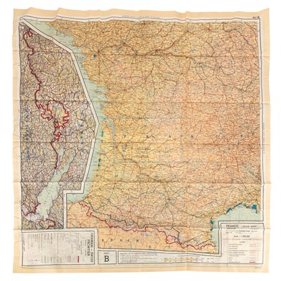 Lot 5 - A group of Escape & Evade silk maps