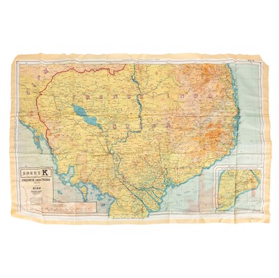 Lot 5 - A group of Escape & Evade silk maps