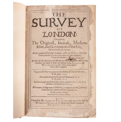 Lot 33 - Stow (John)