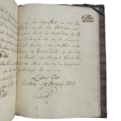 Lot 38 - Danish law manuscript