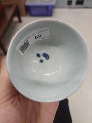 Lot 59 - A group of Chinese ceramics, Qing dynasty, Kangxi period - 19th century