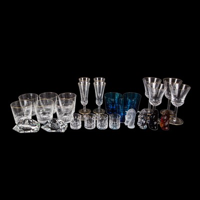 Lot 438 - A collection of contemporary St Louis Crystal