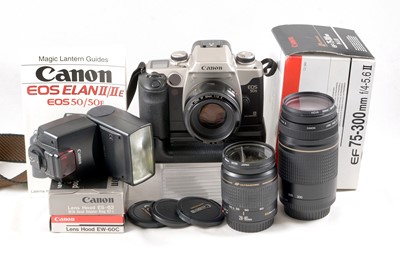 Lot 156 - Canon EOS50E Film Camera Outfit.