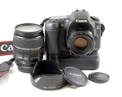 Lot 199 - Canon EOS 20D Digital SLR Outfit.