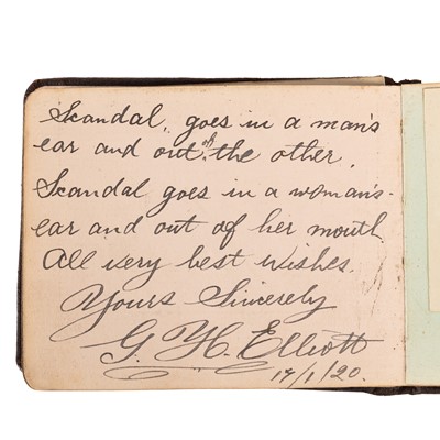 Lot 51 - Autograph Album.- Vintage Entertainers