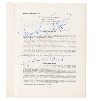 Lot 340 - Dupre (Jacqueline) & Daniel Barenboim