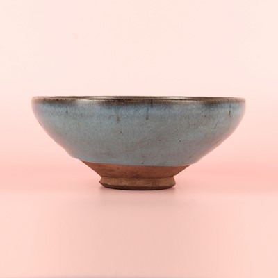 Lot 472 - A fine and large Chinese Jun purple-splashed bowl, Jin - Yuan dynasty