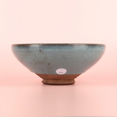 Lot 472 - A fine and large Chinese Jun purple-splashed bowl, Jin - Yuan dynasty