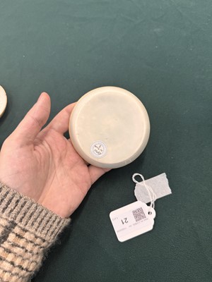 Lot 470 - A fine pair of small Chinese Qingbai 'floral' carved dishes, Southern Song dynasty