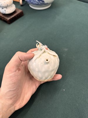 Lot 24 - A rare Chinese Qingbai water dropper, Song dynasty