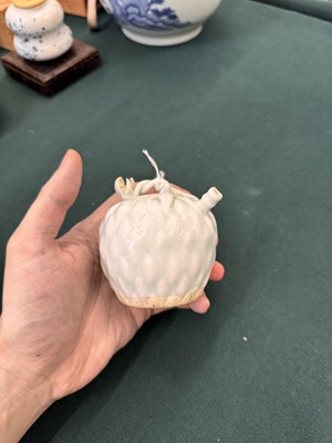 Lot 24 - A rare Chinese Qingbai water dropper, Song dynasty