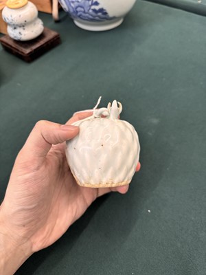 Lot 24 - A rare Chinese Qingbai water dropper, Song dynasty