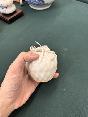 Lot 24 - A rare Chinese Qingbai water dropper, Song dynasty