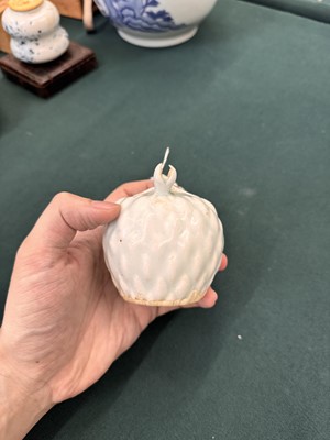 Lot 24 - A rare Chinese Qingbai water dropper, Song dynasty