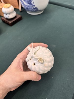 Lot 24 - A rare Chinese Qingbai water dropper, Song dynasty