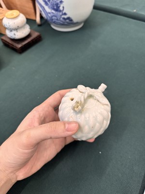 Lot 24 - A rare Chinese Qingbai water dropper, Song dynasty