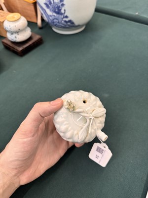 Lot 24 - A rare Chinese Qingbai water dropper, Song dynasty